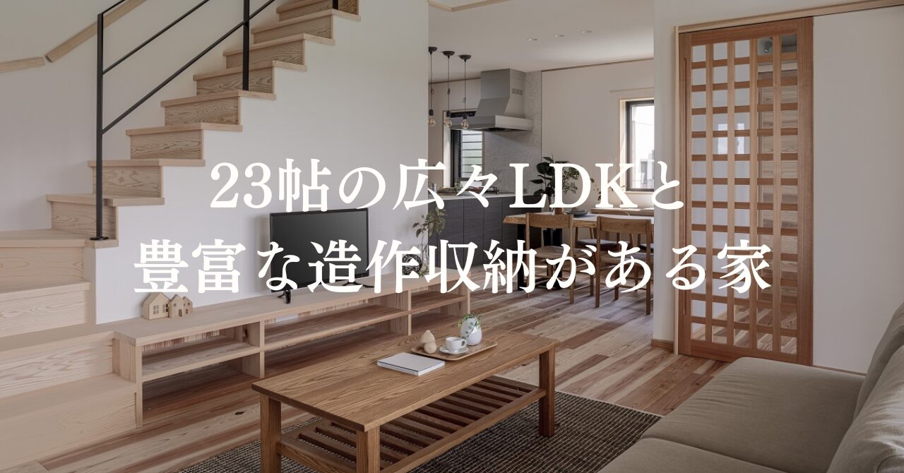 【完成見学会】23帖の広々LDKと豊富な造作収納！この家だけのこだわりを体感しませんか？（約34坪）in四日市市大宮町